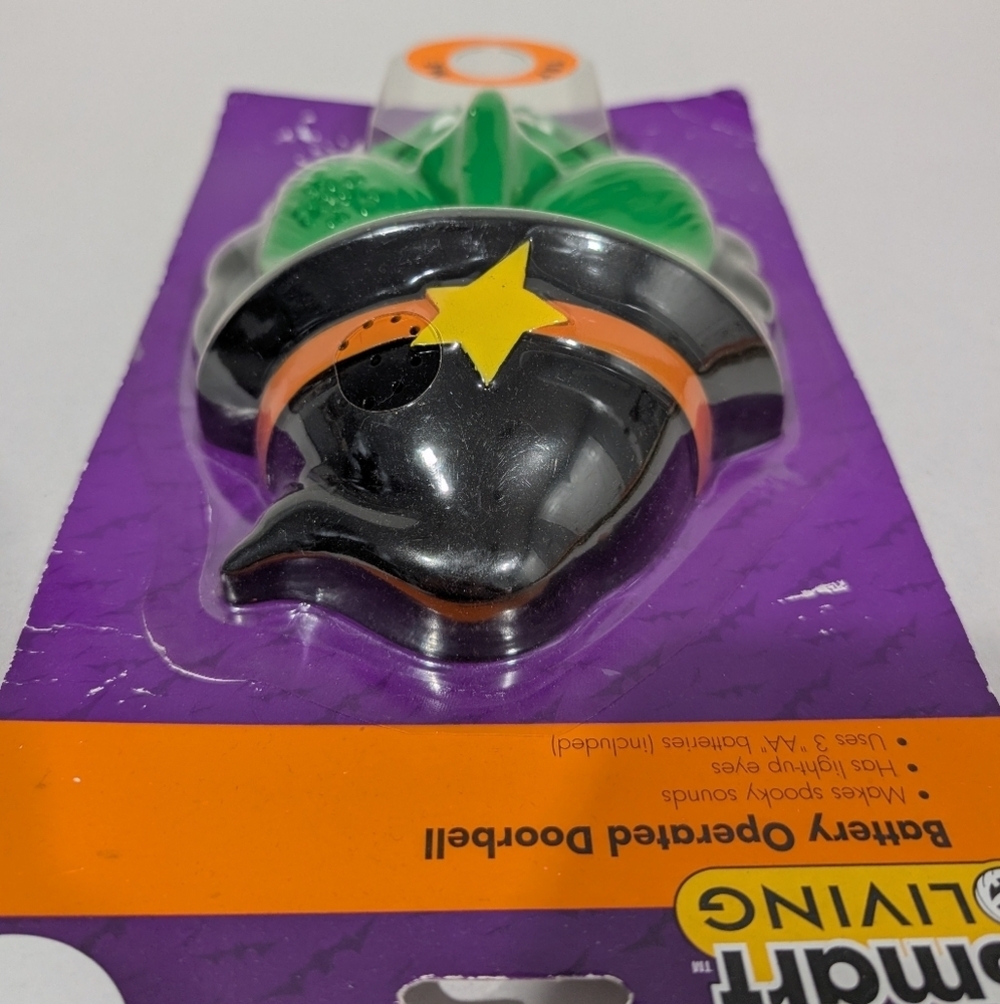Halloween Smart Living Battery Operated Doorbell - Witch - Picture 10 of 10